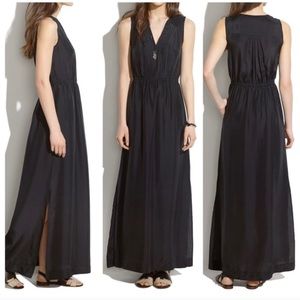 Madewell Washed Silk Maxi Dress